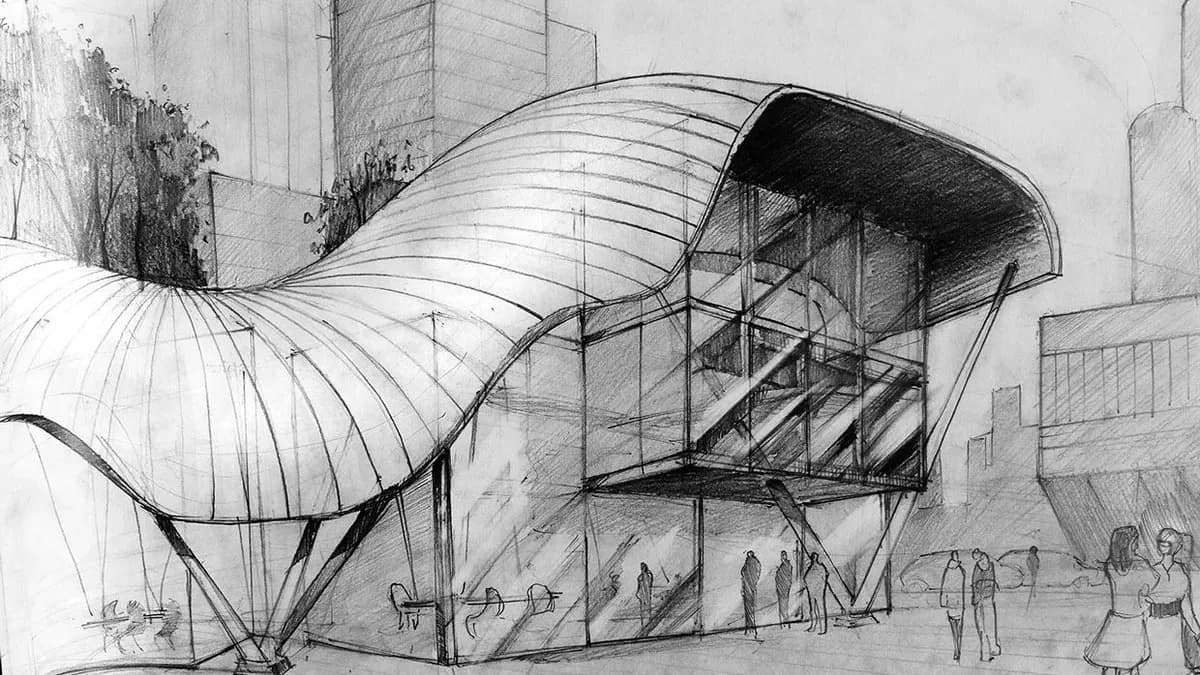 建筑原图 - SketchUp 截图